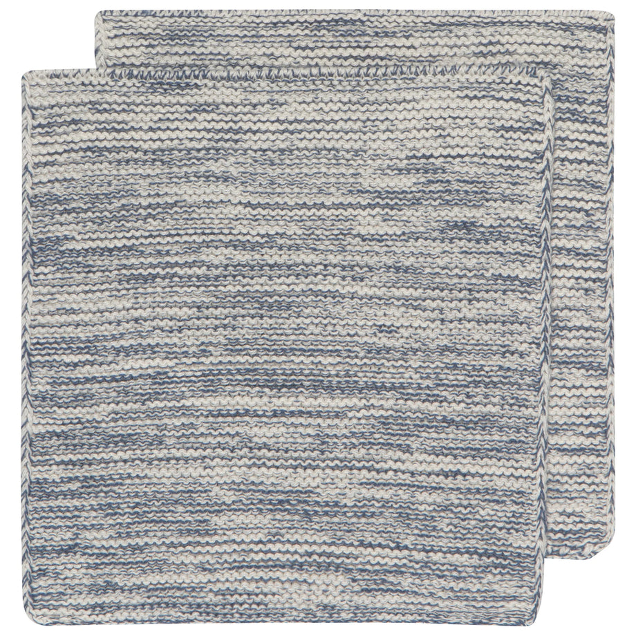 Danica Heirloom Knit Dishcloths Set de 2 - Midnight