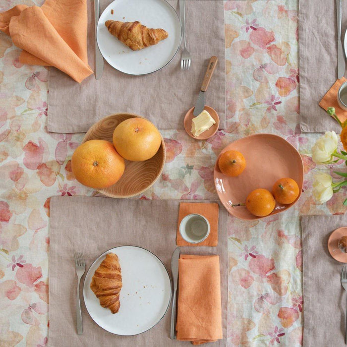 Linen Tales Linen Tablecloth - Floral / 8-10 ppl (140cm x 250cm)