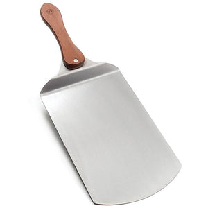 Outset Rosewood Handle en acier inoxydable Pizza Peel - 12 x 7.75