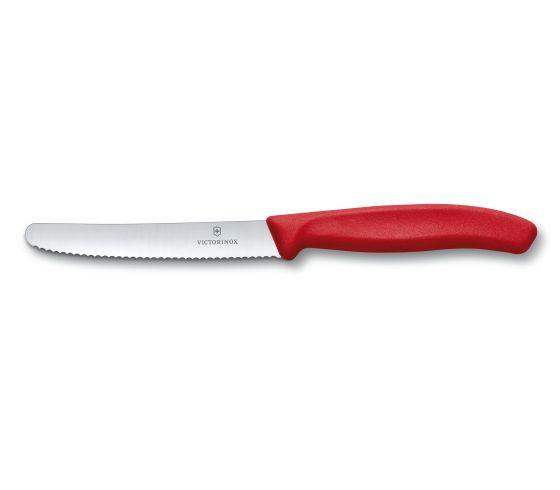 Victorinox 4.25" Serrated Paring Knife - Red