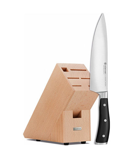 Wusthof CLASSIC IKON Couteau de cuisine 8"et bloc