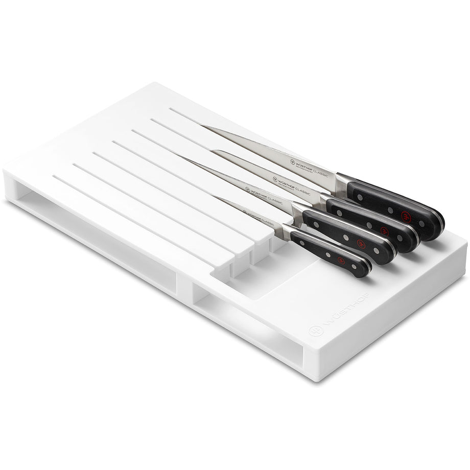 Wusthof 7 Slot In-Drawer Plastic Knife Tray - Blanc